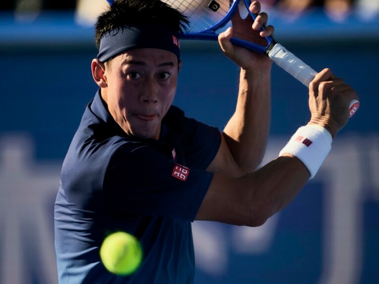 錦織のラストマッチとなったジャパンオープン初戦　©Yuki Suenaga