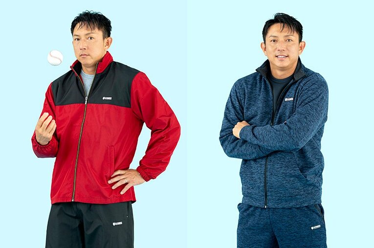 今回の撮影では「スポーツ」（写真左）「カジュアル」2つのタイプを着用 ／ photograph by Takuya Sugiyama
