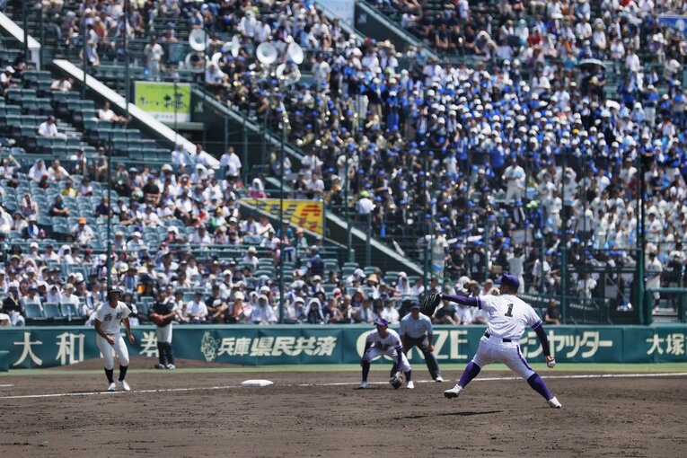 2024年夏の甲子園、西日本短大付に敗れた金足農　©Shigeki Yamamoto