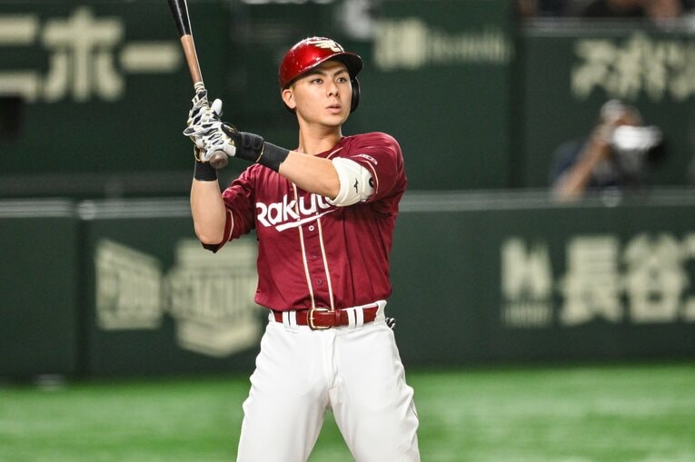 今季はプロ10年目で最多安打のタイトルを獲得　©️Nanae Suzuki