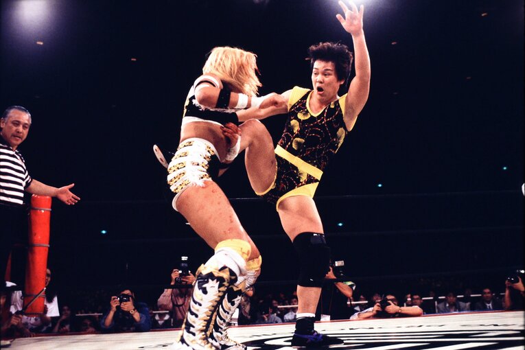 北斗晶vs神取忍。1993年4月2日、横浜アリーナ