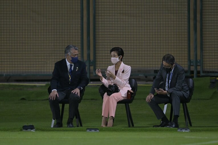 高円宮妃久子さまも視察に訪れた　©Koki Nagahama/JMPA