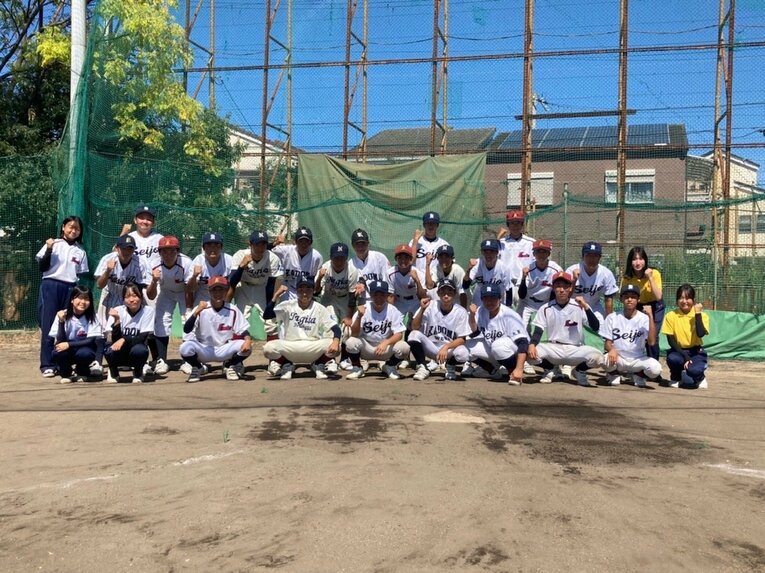 門真西・かわち野・成城・布施北の各府立高校の連合同士の練習試合　※枚方なぎさ高提供