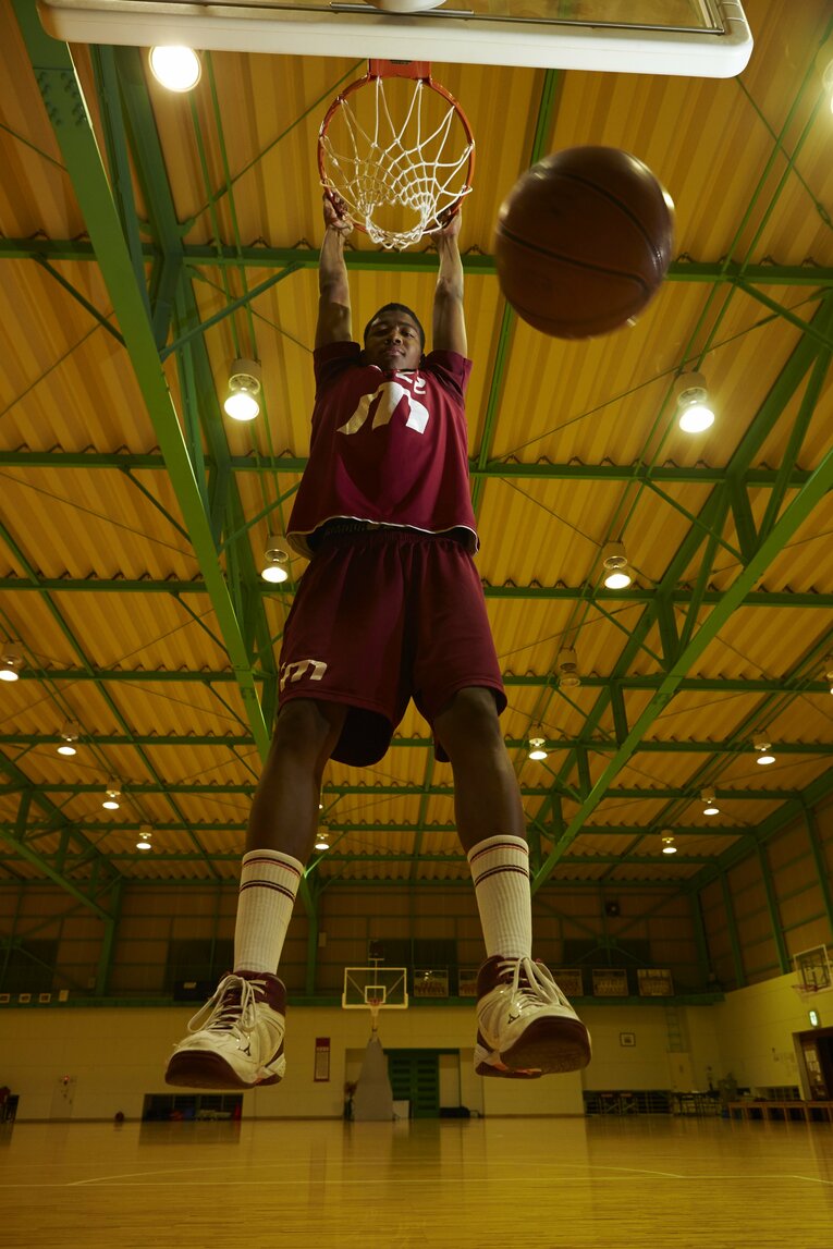 明成高校時代　©Tadashi Shirasawa