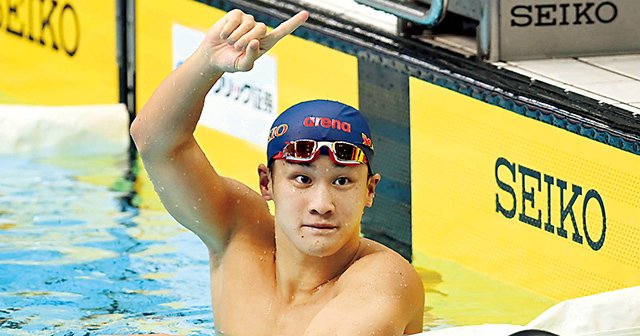 生粋の“慶應ボーイ”競泳・佐藤翔馬が叩き出した衝撃のタイム 会場どよめく好記録も「複雑な気持ち」?