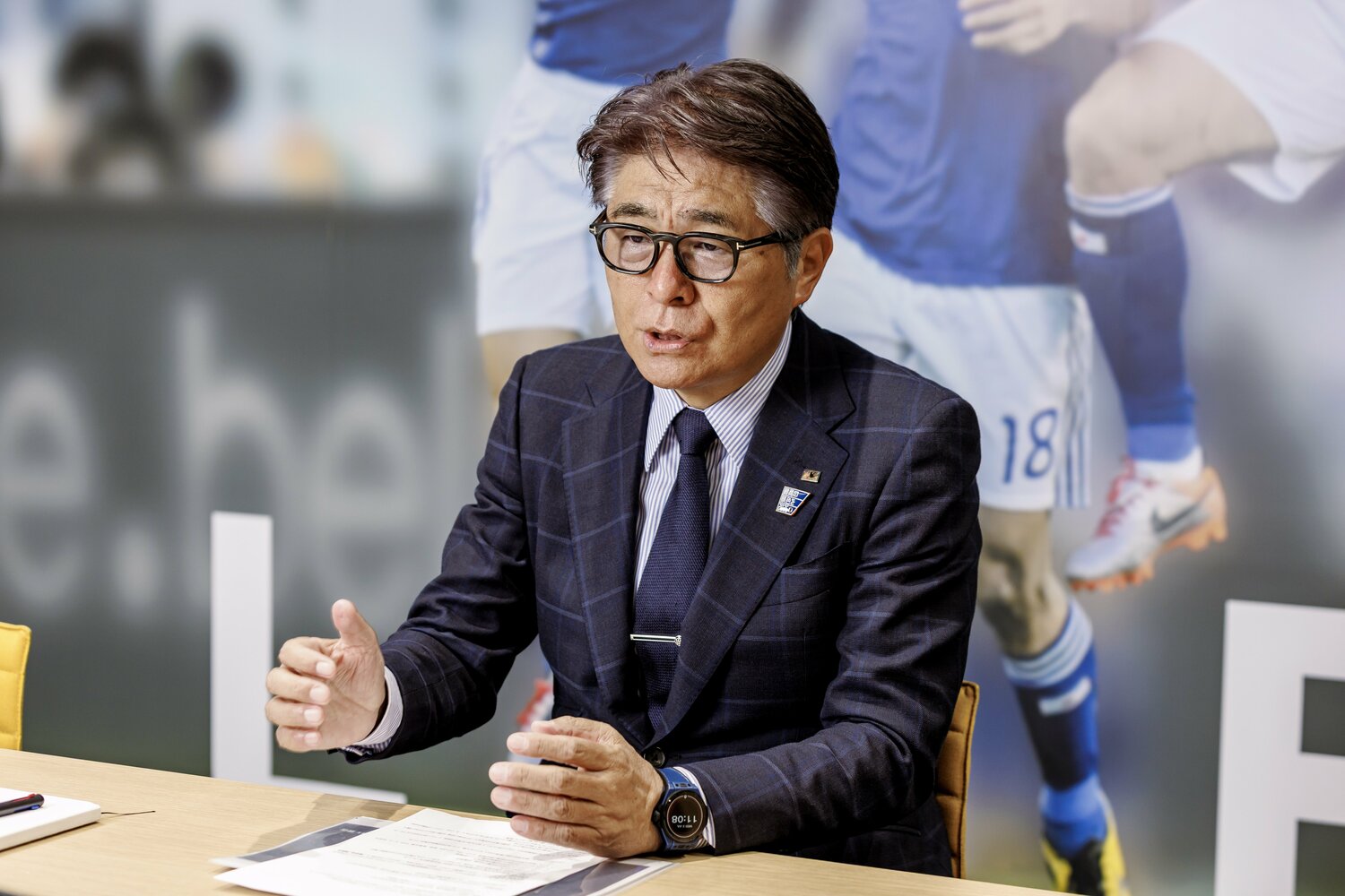 山本昌邦ナショナルチームダイレクター ©Kiichi Matsumoto