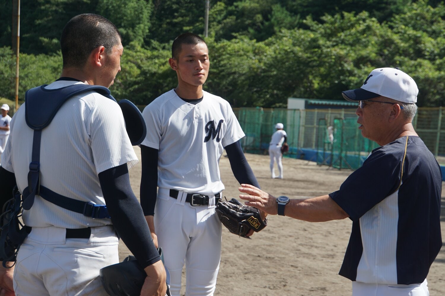 馬淵史郎監督の指導風景 ©Kei Nakamura