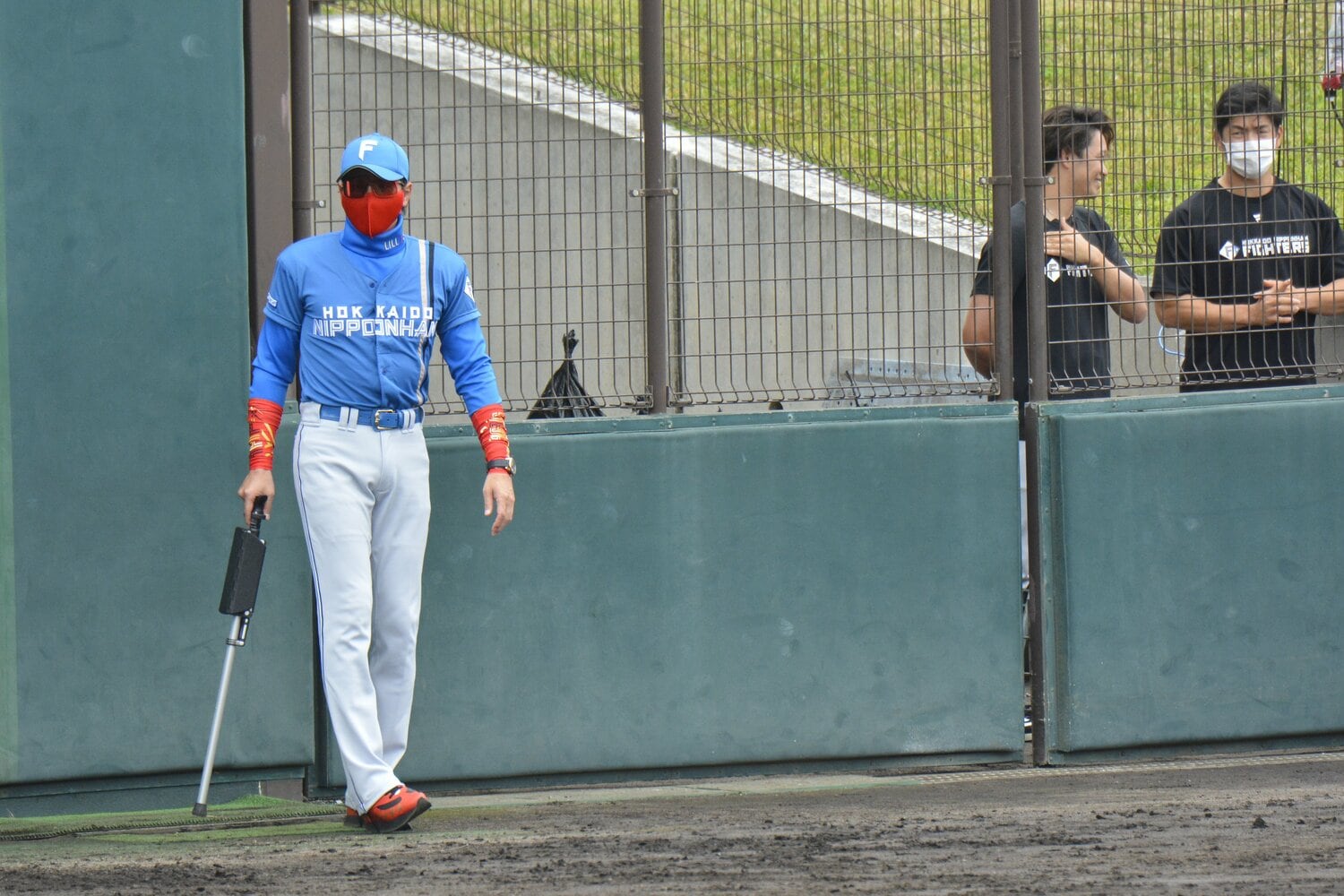 注目を集めるビッグボスこと新庄監督 ©Takashi Shimizu