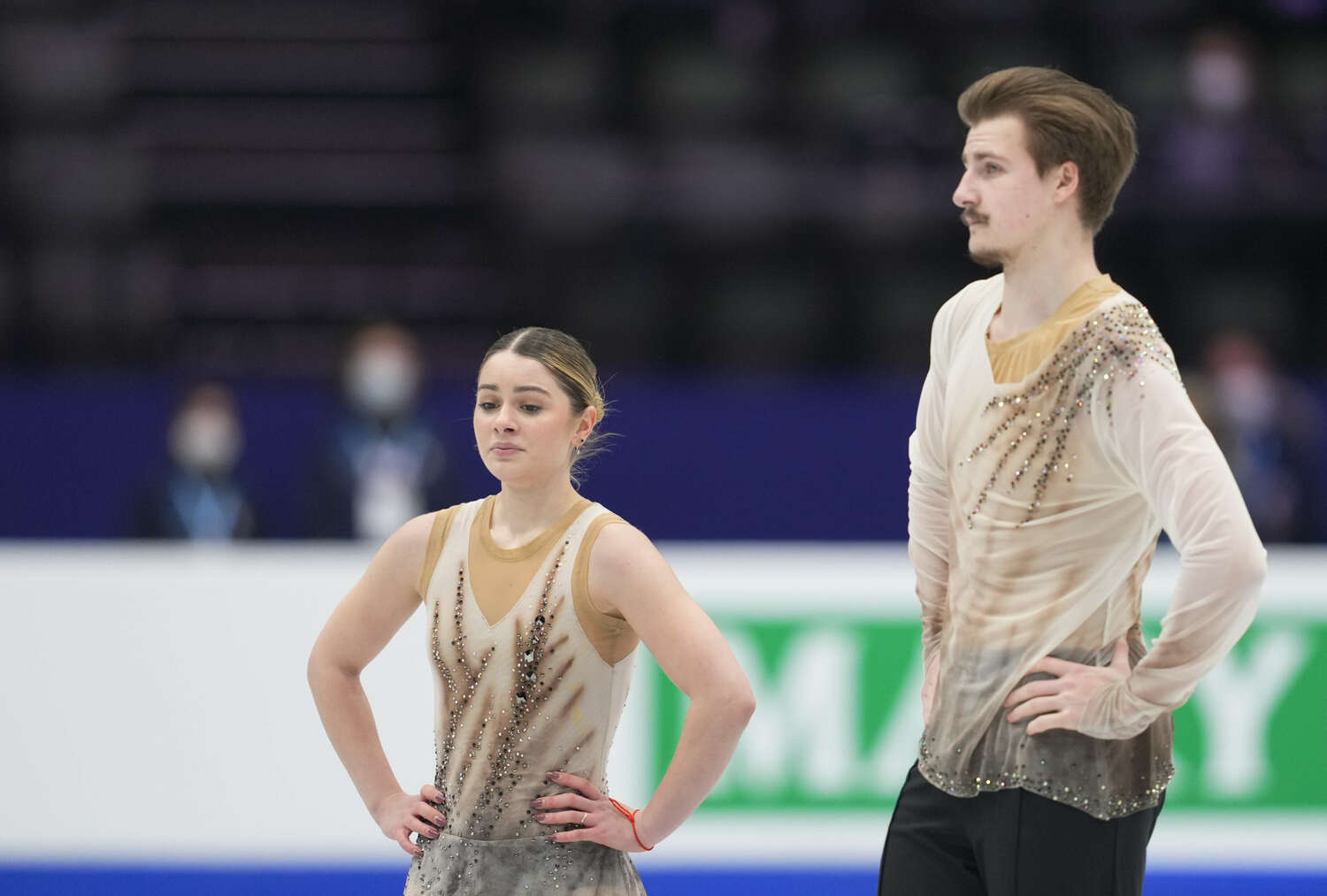 世界選手権に出場した、ウクライナ代表のソフィア・ホリチェンコ、アルテム・ダレンスキー組 ©Getty Images