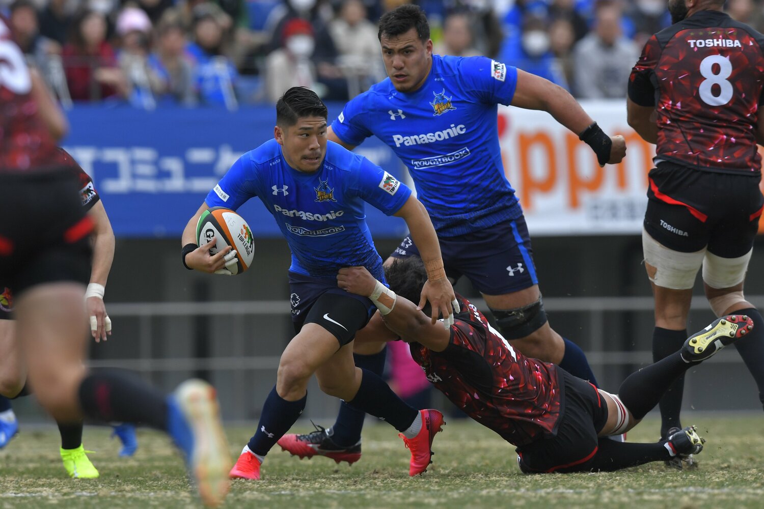 2023年W杯へ向けてアピールしたいSO松田　©︎Koki Nagahama/Getty Images)