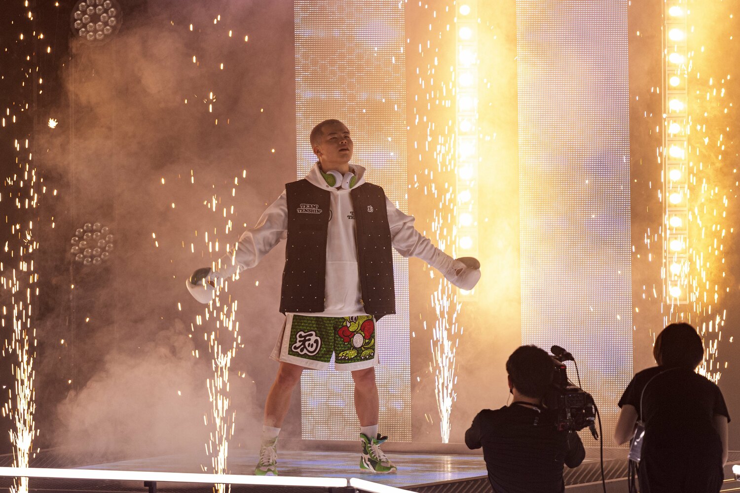 那須川天心の入場シーン　©Takuya Sugiyama