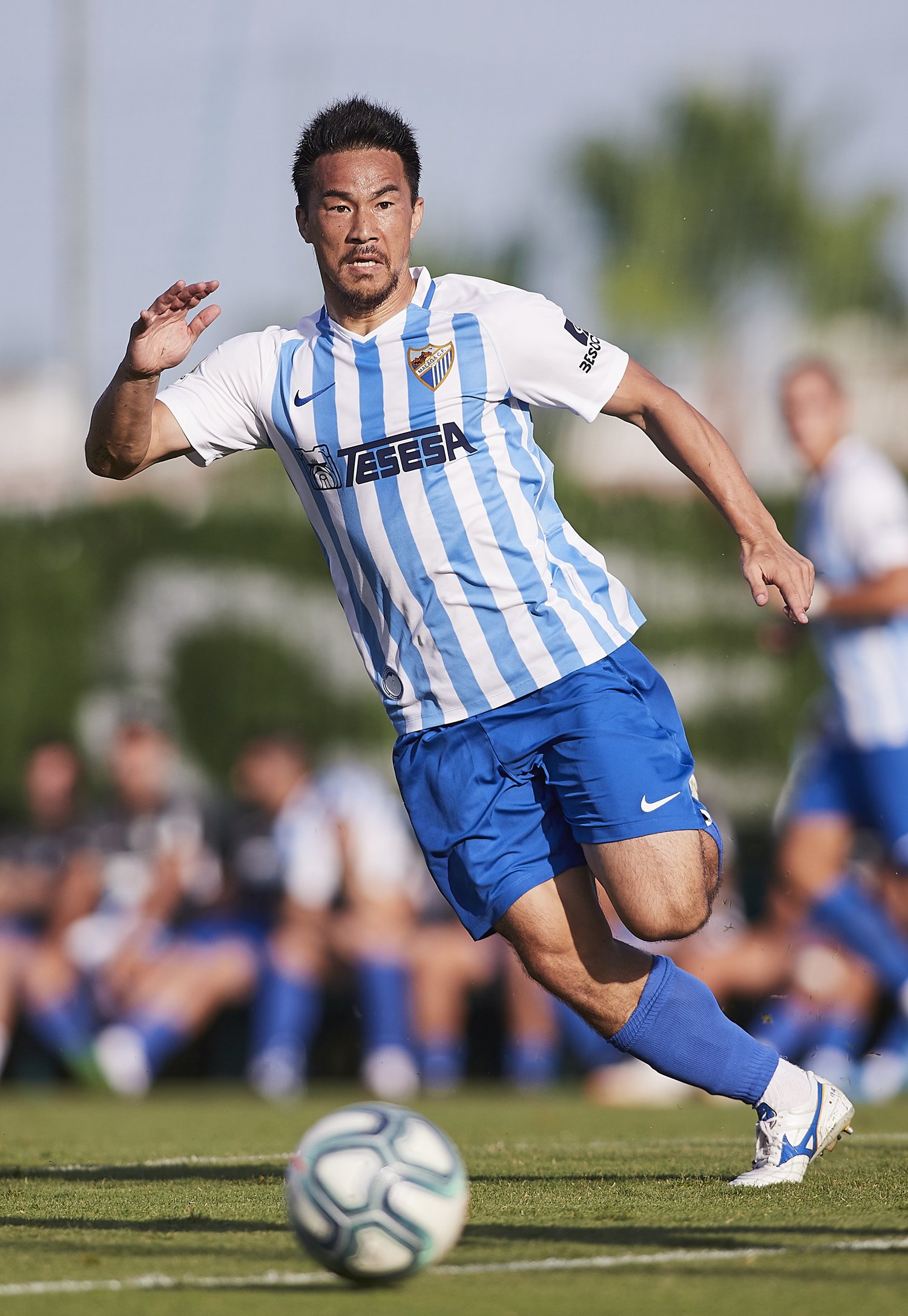 マラガで登録ならなかった岡崎だが、結果的にウエスカで1部昇格した©Getty Images