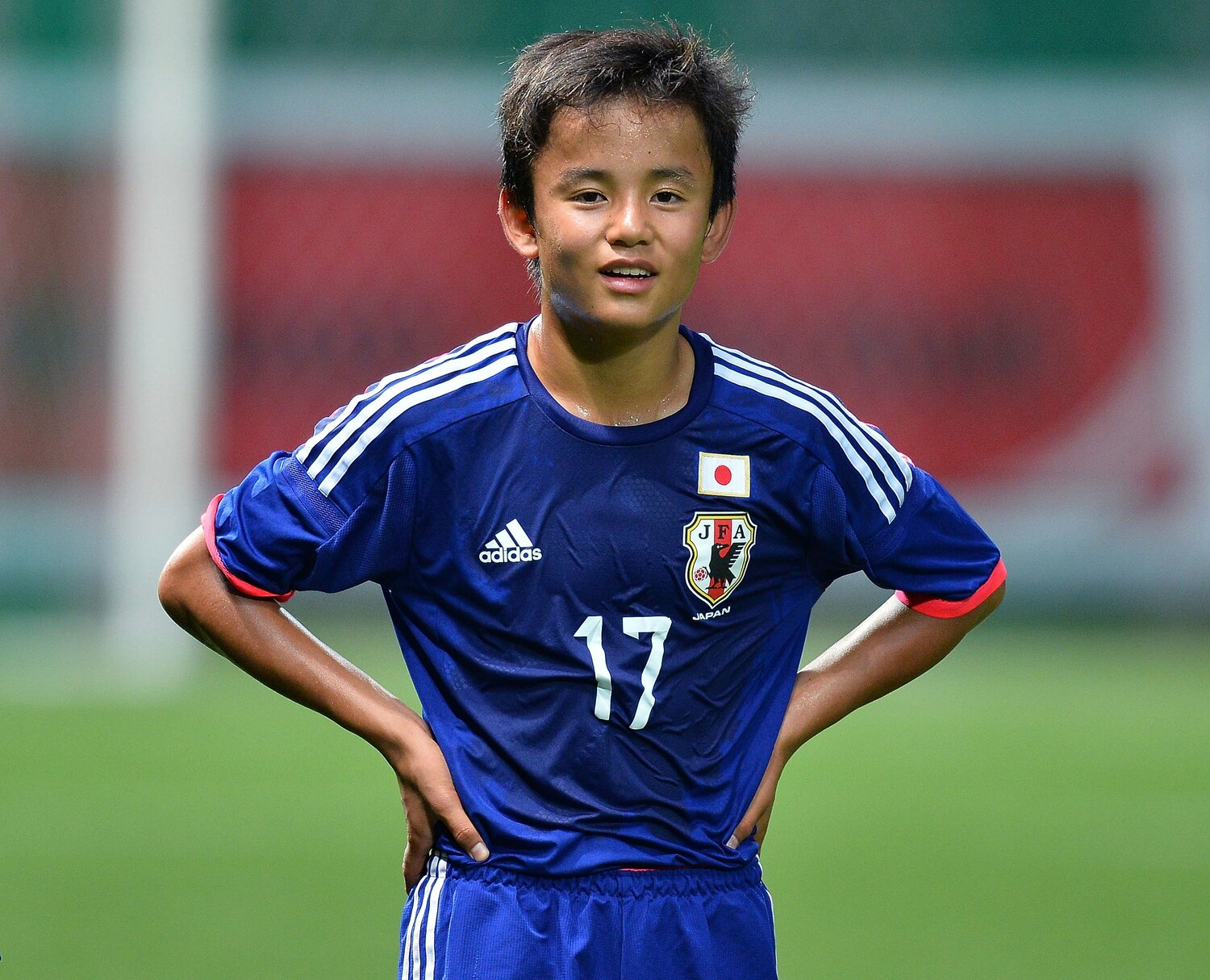 U-15日本代表の頃の久保　©Getty Images