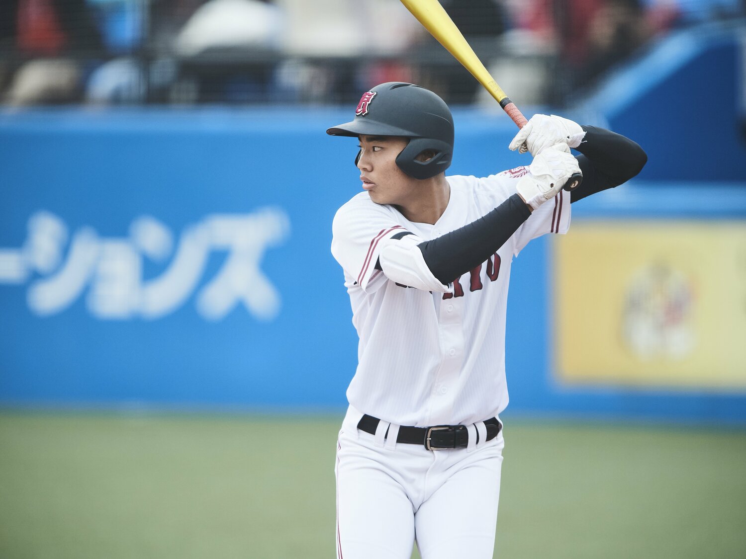 “広陵のボンズ”こと真鍋慧（写真は昨秋の明治神宮大会） ©Yuki Suenaga