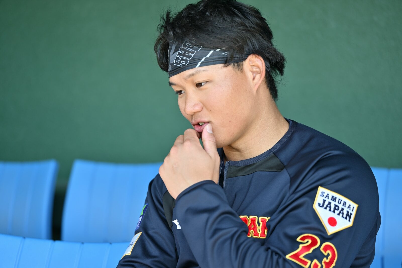 取材に応じる森下 photograph by Hideki Sugiyama