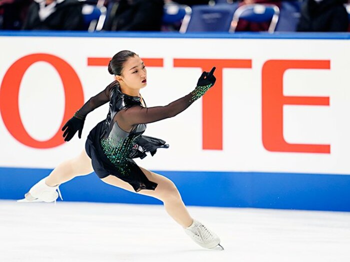 強敵ロシア勢も上回り、坂本花織が今季女子最高点！ 「トータルパッケージ」の時代がやってきた？　＜Number Web＞ photograph by Yukihito Taguchi