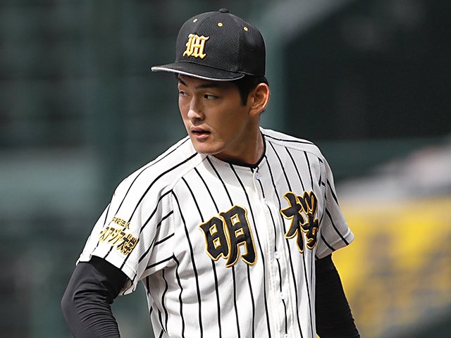 ドラ1確実の高評価》最速157km右腕・風間球打(明桜) プロ野球 ドラ1確実の高評価》最速157km右腕・風間球打(明桜) プロ野球