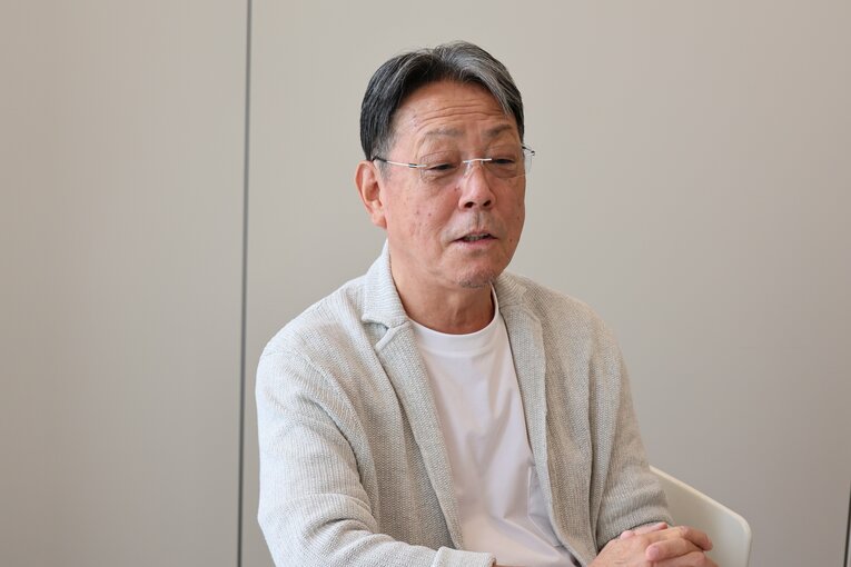 トレード通告当時の話を聞かせてくれた牛島　©NumberWeb