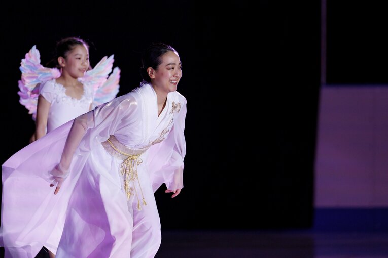 「MAO RINK」オープニングイベントに登場した浅田真央　©Kiichi Matsumoto