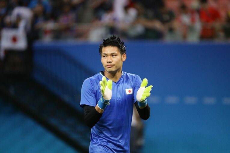 2016年リオ五輪での中村航輔（21歳）©JMPA