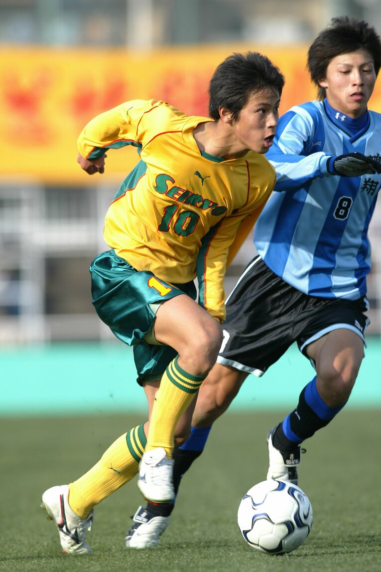 星稜高校時代の本田　©YUTAKA /AFLO SPORT