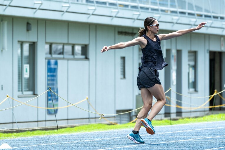 「モデル体型」と言われることも多いが、ここ数年は顕著にフィジカルアップしているそう　©Takuya Sugiyama