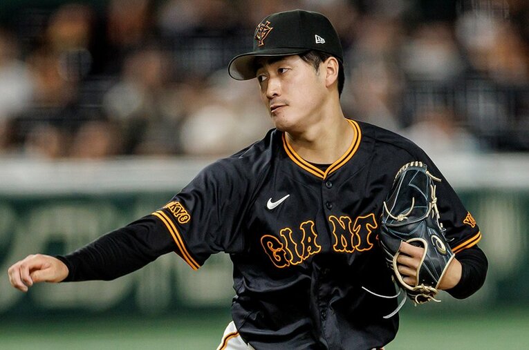 巨人の西舘勇陽　©Kiichi Matsumoto