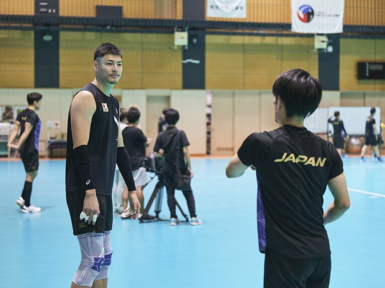 高橋健太郎（日本代表合宿の練習風景）©︎Yuki Suenaga