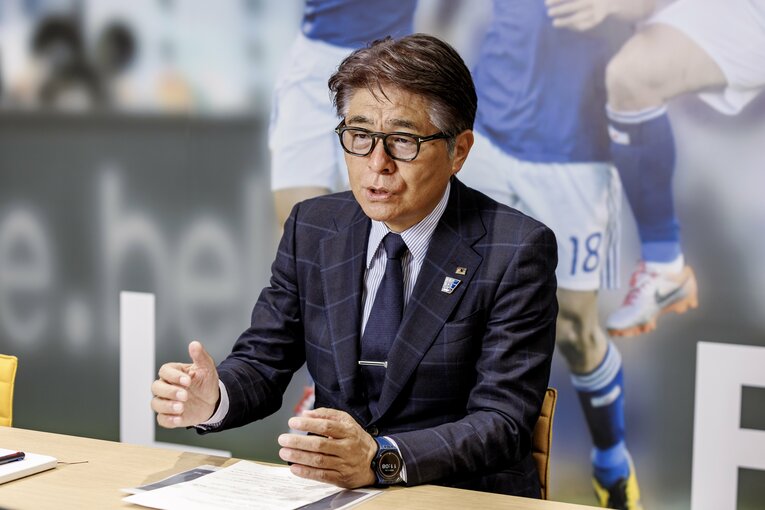 山本昌邦ナショナルチームダイレクター　©Kiichi Matsumoto