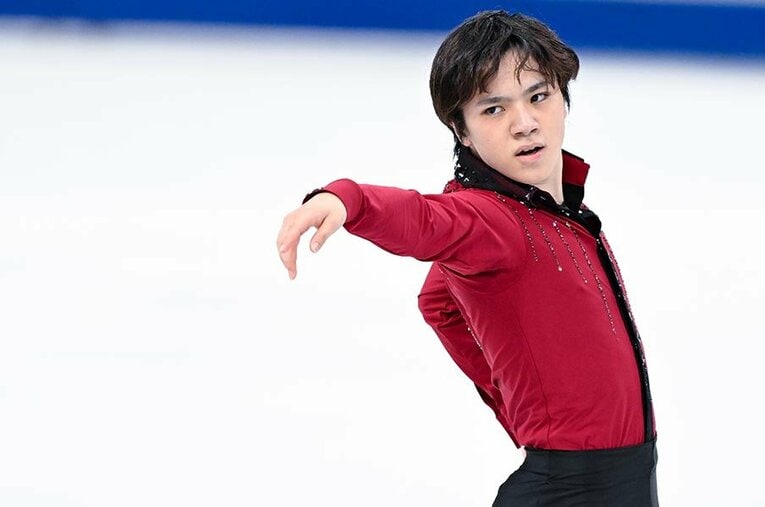 世界選手権2連覇を達成した宇野昌磨（写真はSPの演技）　©Asami Enomoto