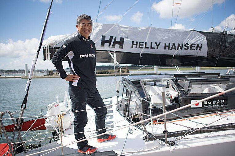 単独無寄港無補給の世界一周ヨットレース「ヴァンデ・グローブ」に再挑戦する白石康次郎。約2000時間を掛けて完走すればアジア人初の快挙だ ／ photograph by AFLO