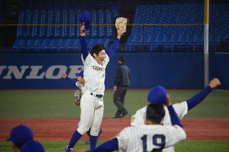 中央学院大・山崎凪（4年）　©︎Yu Takagi