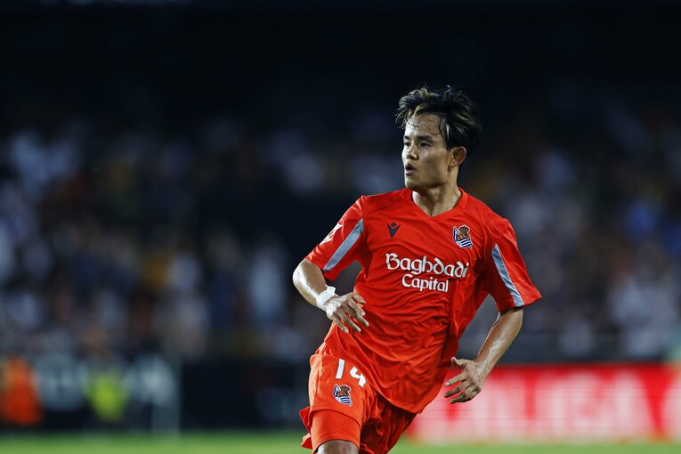 「僕はどうなるか分からないんですけど」久保建英がスペイン強豪“移籍の噂”にポツリ「街中は酷暑45度」開幕戦ゴール後に見え隠れした気持ち(16)