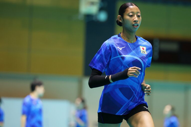 12人のパリ五輪代表メンバーに名を連ねた宮部藍梨。本大会中に26歳の誕生日を迎える ／ photograph by Yohei Osada/AFLO SPORT