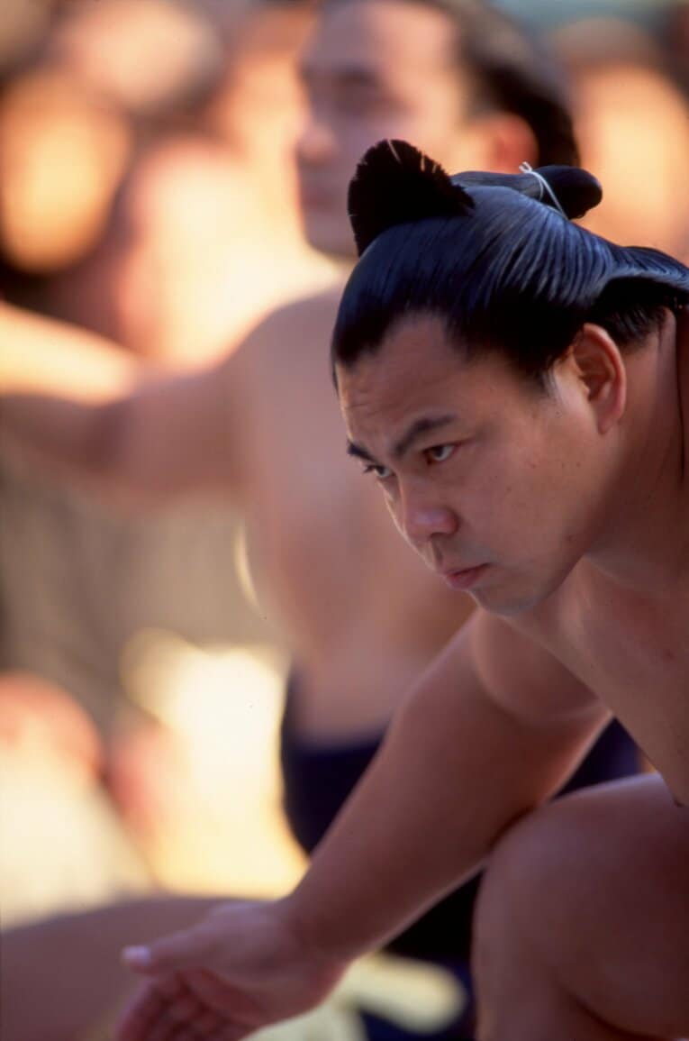 千代の富士の肉体美と殺気だった表情（全5枚中の3枚目）　©BUNGEISHUNJU