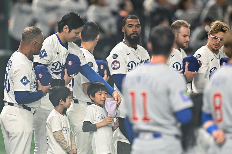 日本開幕シリーズでの大谷翔平　©Nanae Suzuki