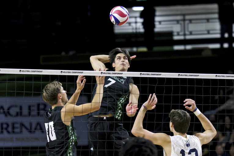 ハワイ大学時代の渡邉晃瑠（2023年）　©︎AP/AFLO