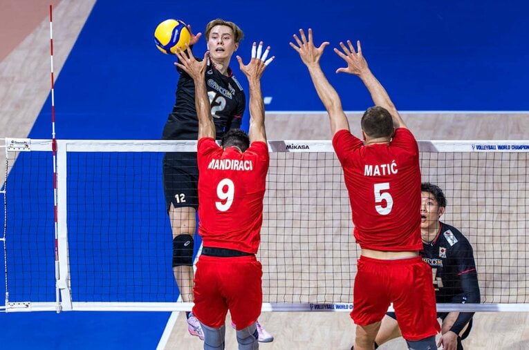 バレーボール世界選手権・トルコ戦　©︎Volleyball World
