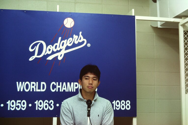 試合後の会見などでは多くを語らなかった野茂　©BUNGEISHUNJU