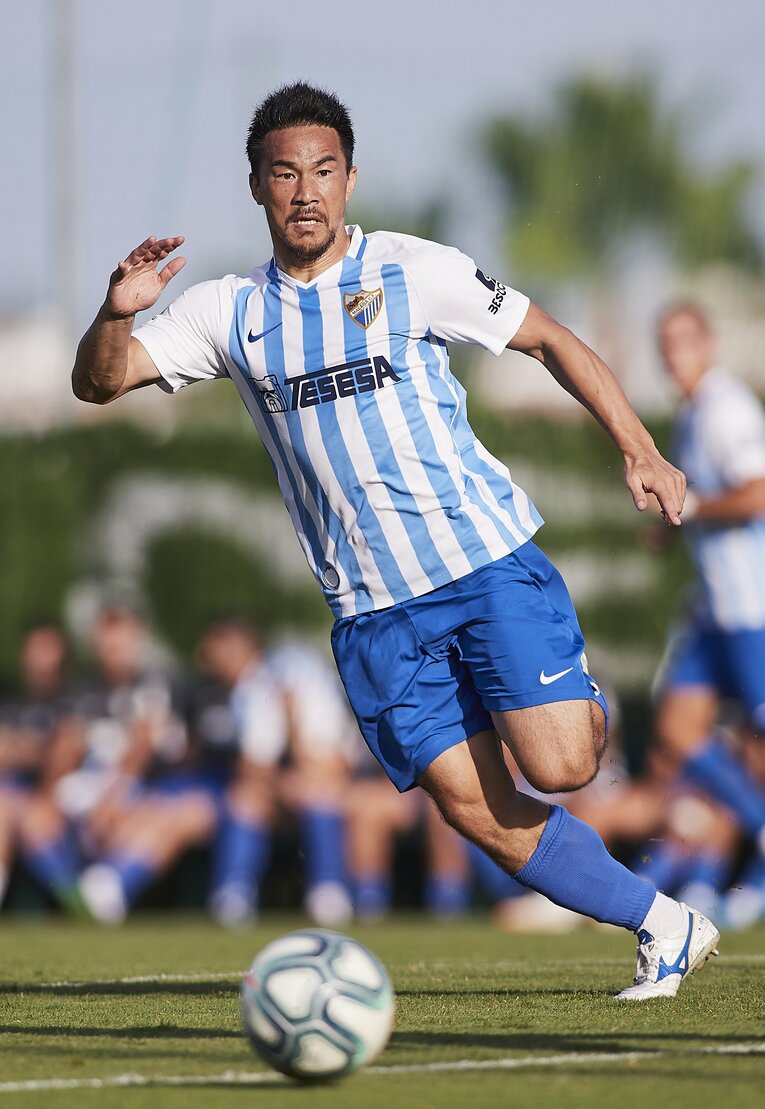 マラガで登録ならなかった岡崎だが、結果的にウエスカで1部昇格した©Getty Images