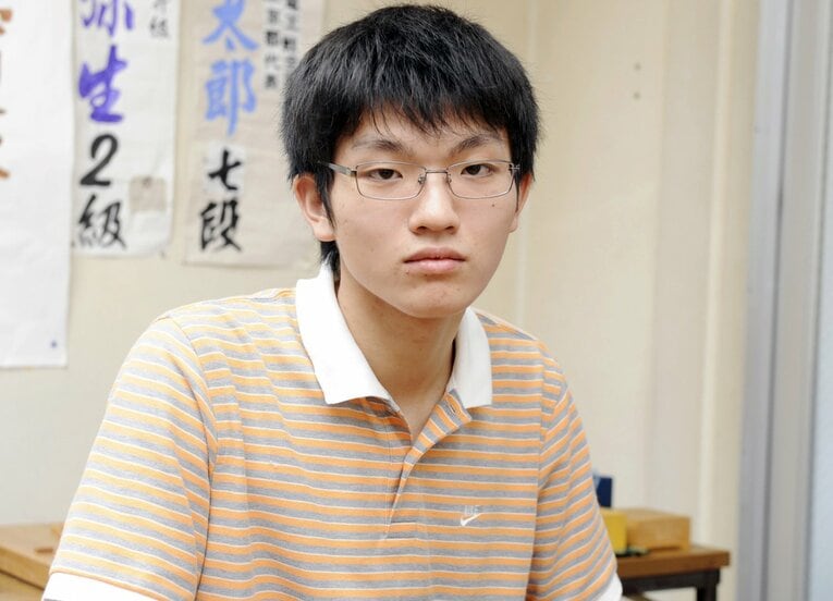 2010年、四段になった直後の永瀬（当時17歳） ©Kyodo News