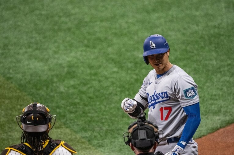 【翔平の英語でコミュニケーション】韓国開幕戦での表情　©Nanae Suzuki