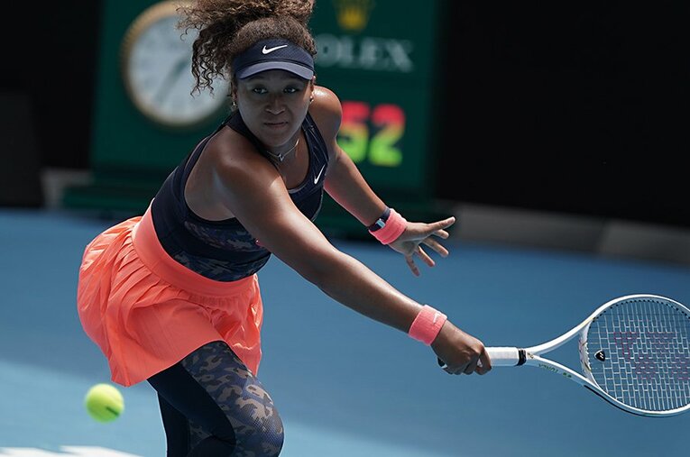 全豪準決勝進出を果たした大坂なおみ。セリーナ・ウィリアムズとの1年半ぶりのリマッチは世界中が注目する ／ photograph by Hiromasa Mano