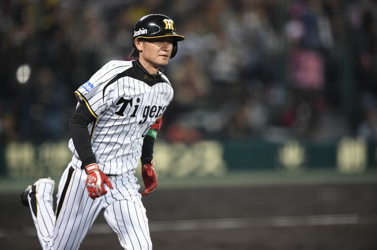 阪神時代の大和（2015年）©Nanae Suzuki 