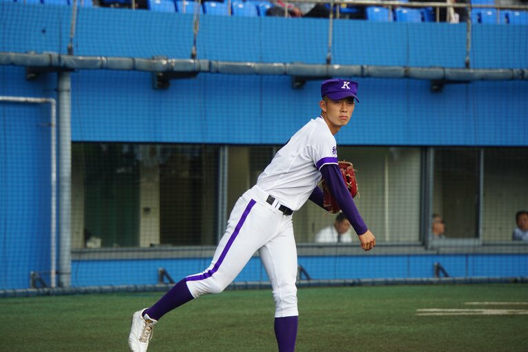 「2023年」高橋佳佑。兄は2018年甲子園準Vメンバーの高橋佑輔（現コーチ）　©Kei Nakamura