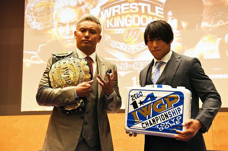 G1優勝者として1.4東京ドームでのIWGPヘビー級挑戦権を持つ飯伏幸太。IWGPの通算防衛回数記録を持つオカダ・カズチカにどこまで通用するか？ ／ photograph by Essei Hara