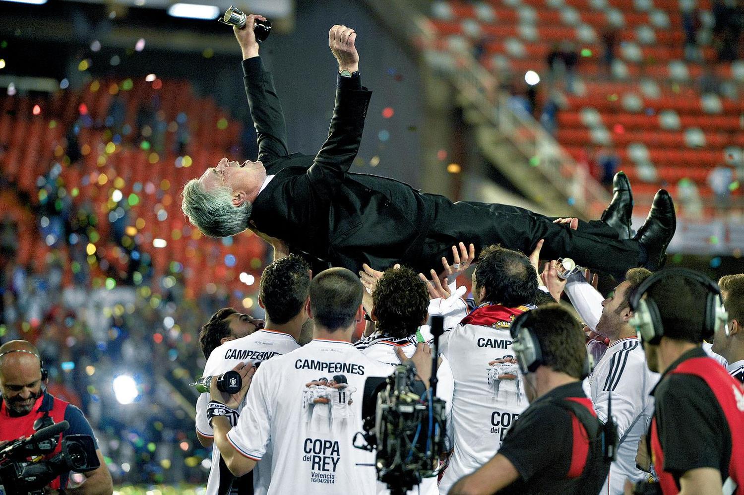 2014年4月17日、コパ・デル・レイ決勝でFCバルセロナを破り、国王杯優勝を果たした　©Pierre Lahalle/l’Équipe