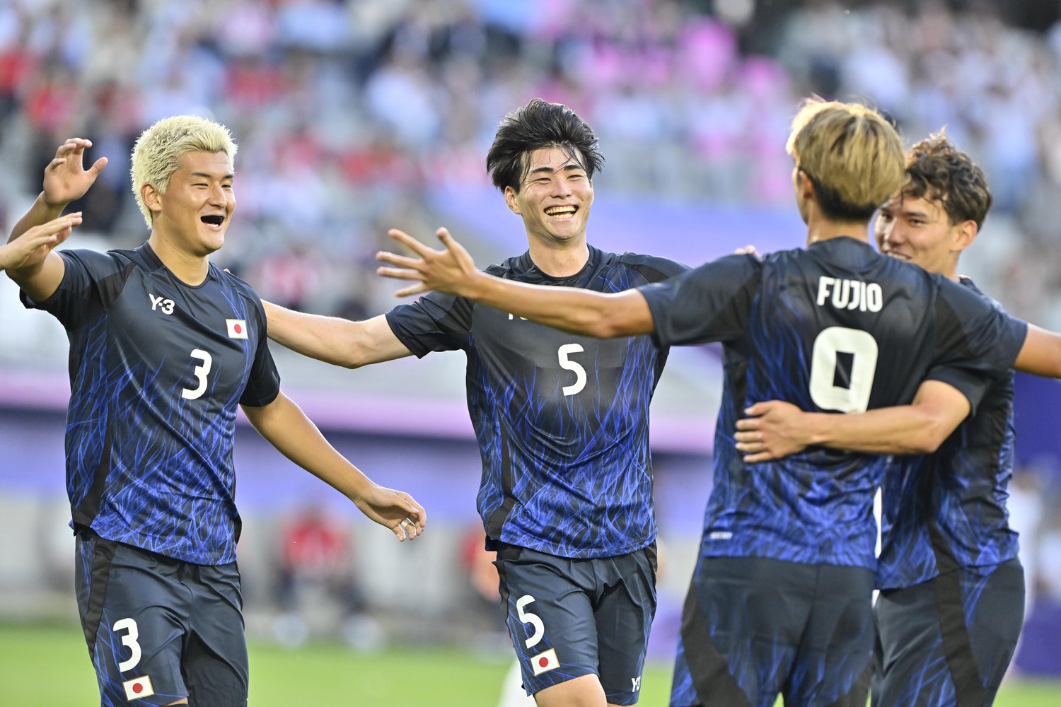 大量5得点でパラグアイに勝利した第1戦。チームが一気に勢いづいた　©Takuya Nakachi/JMPA