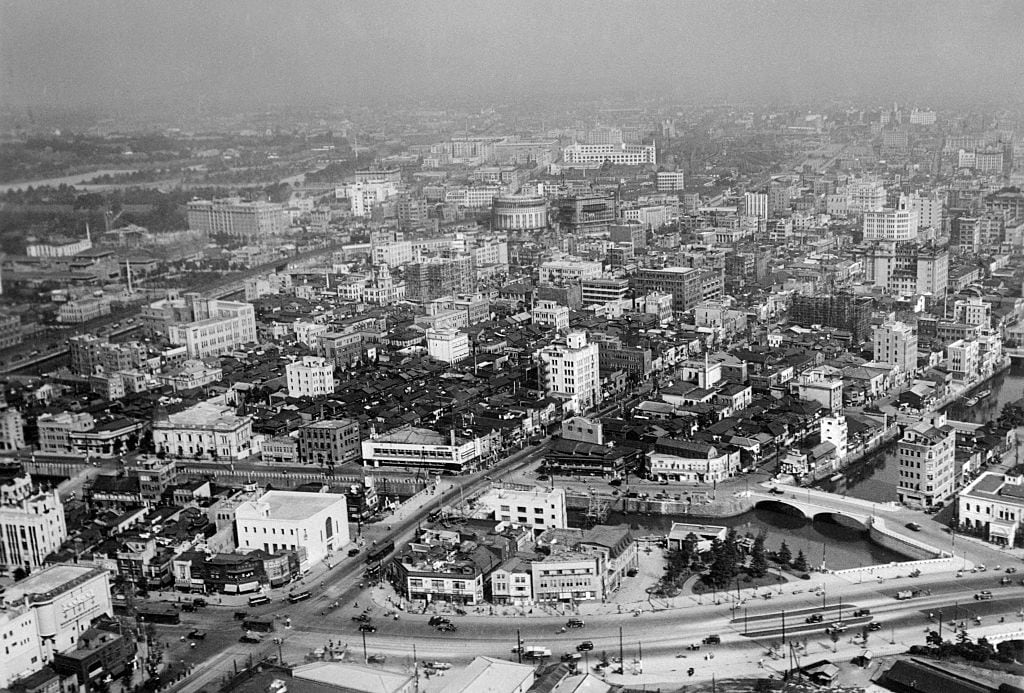 1944年の東京。戦争の影が杉下ら球児にも暗い影を落としていた　©Getty Images