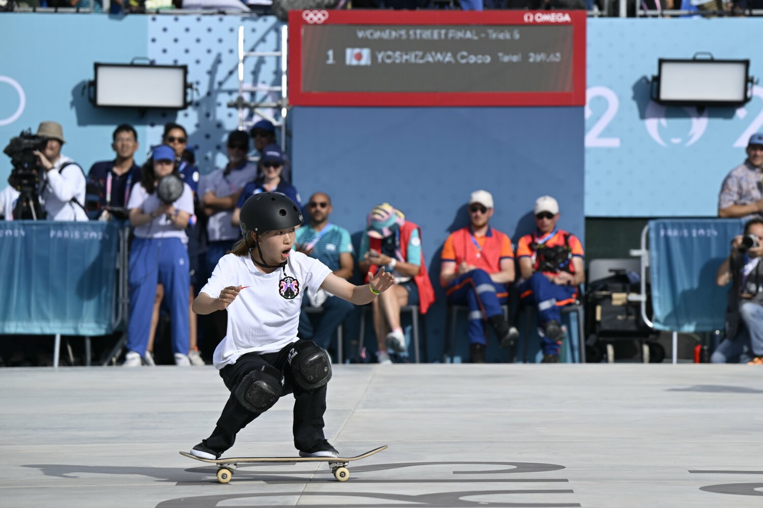 ベストトリック4本目、4位から一気に1位に。着地までビッタビタの完成度【2枚目／全2枚】 ©Asami Enomoto／JMPA